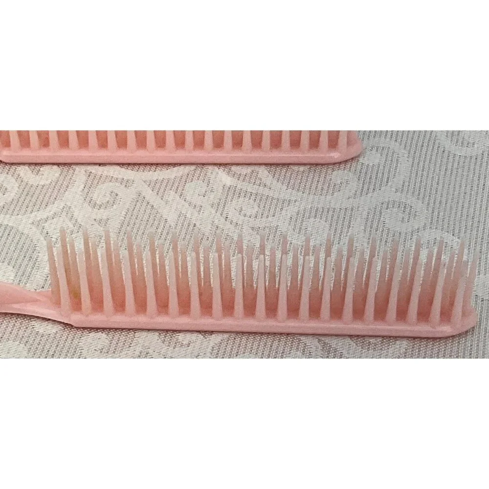 Vintage Clairol Pink Teasing Brush Set‎ of 2